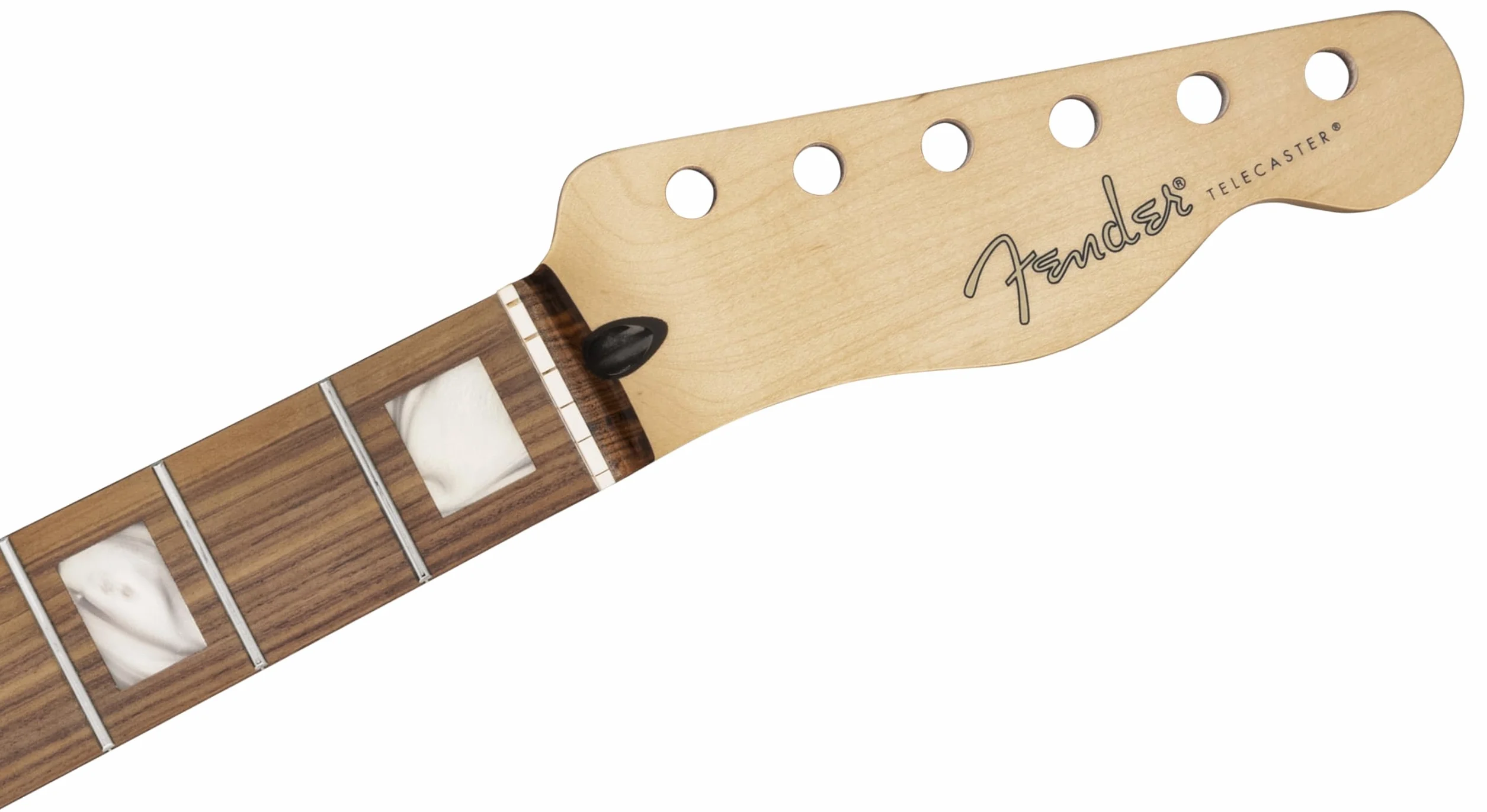 Fender Szyja, seria graczy Telecaster® z wkładkami blokowymi, 22 średnie progi Jumbo, Pau Ferro