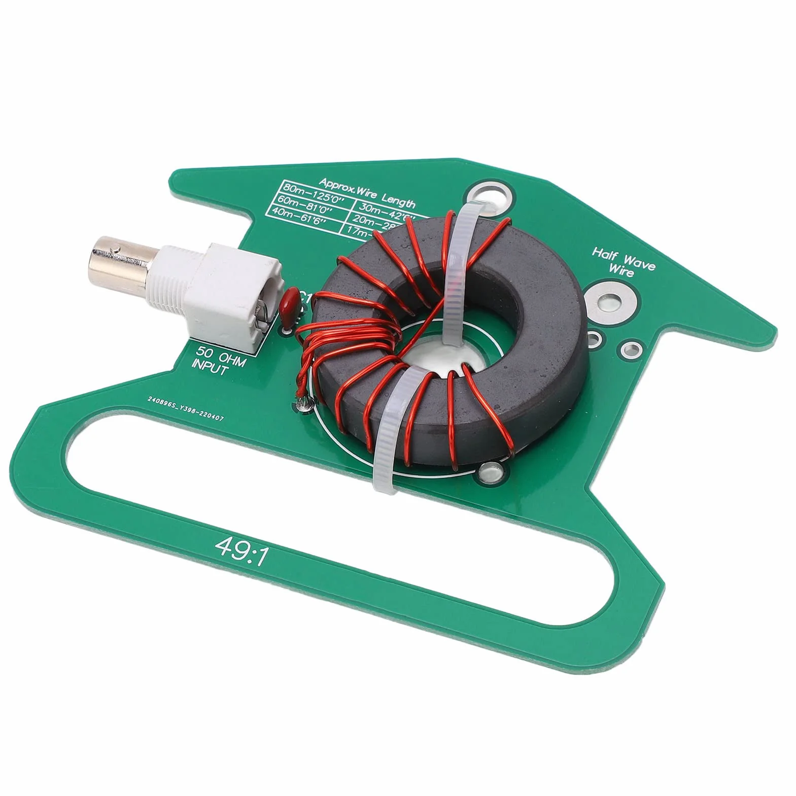 Antena Balun do PCB Balun 50W Znamionowa Moc CiąGła 5-35MHz 49:1 Zamiana