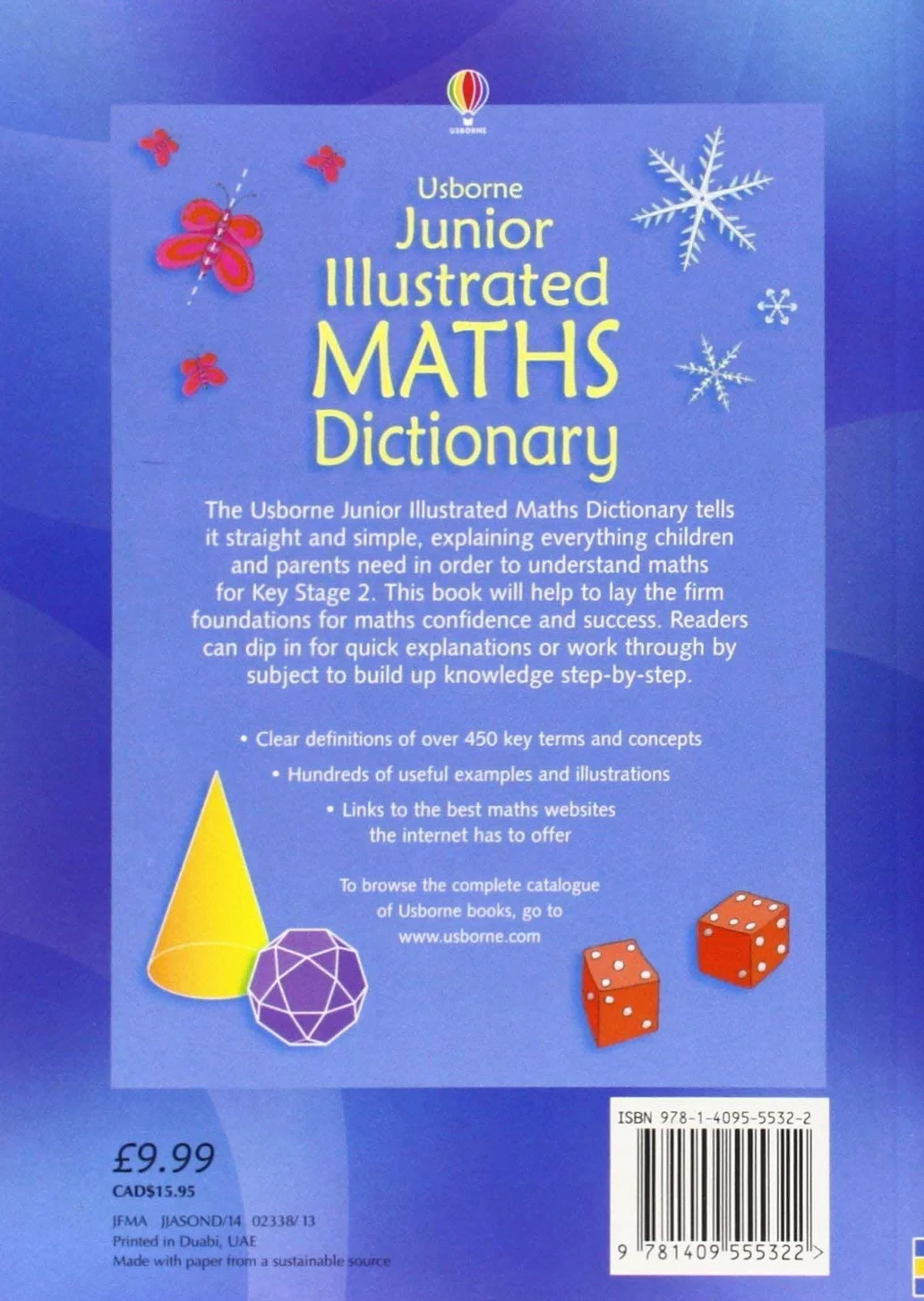 Junior Illustrated Maths Dictionary (Usborne Dictionaries): 1 (Illustrated Dictionaries and Thesauruses)