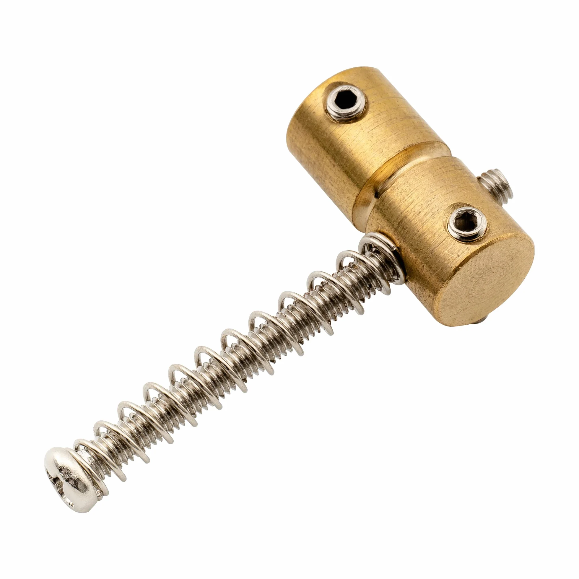 Musiclily Pro 19mm Siodełko Mosiądz Mostka Basowy do 4-strunowy Gitary Basowej Precision Bass/Jazz Bass, Chrom(4 szt.)