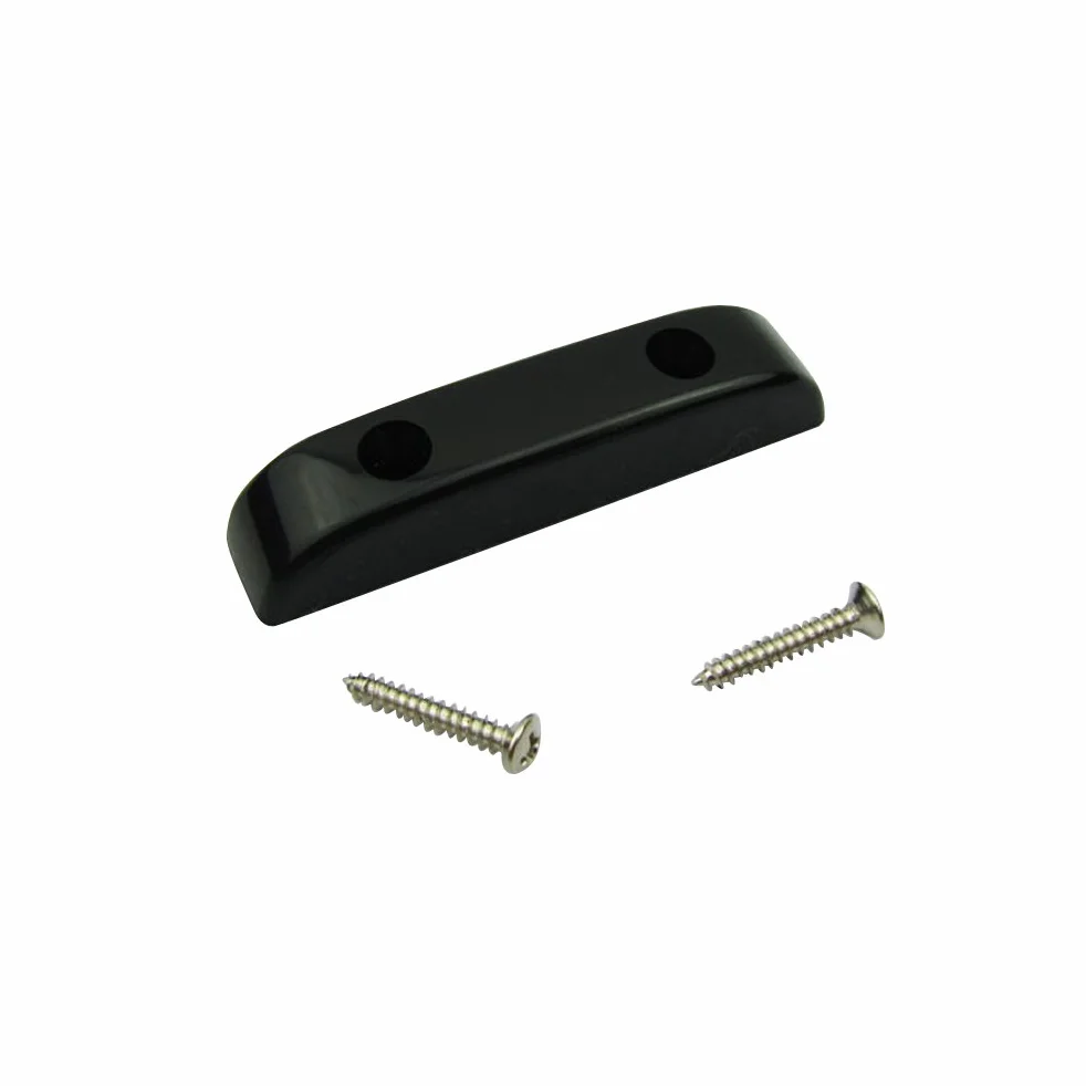 Musiclily Plastyk Thumb Rest Podkładka Pod Kciuk do Basu Precision/Jazz Bass, Czarny (2 szt.)