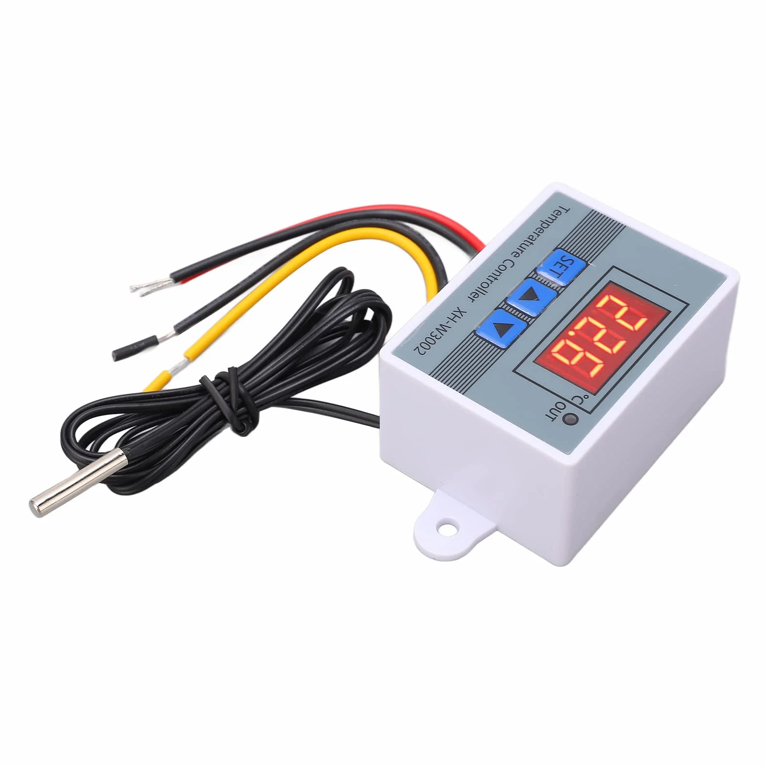 Cyfrowy Regulator Temperatury -50-110 ℃ Przełącznik Ogrzewania i Chłodzenia Termostatu z wodoodporną sondą (12V)