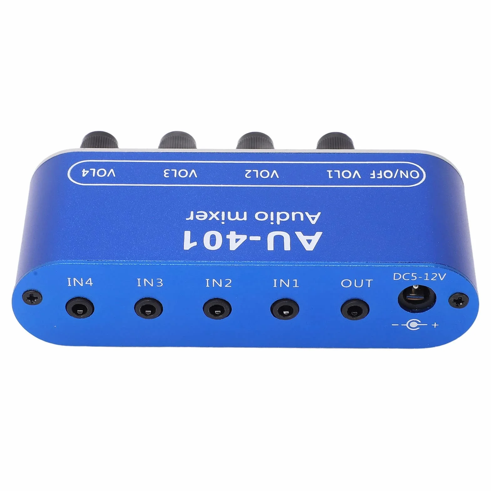 4 Wejście 1 Wyjście Mikser Stereo Mikser Dźwięku Mikser Liniowy Wzmacniacz Słuchawkowy DC 5-12V 3.5mm Jack Wysoki Prąd 15mA