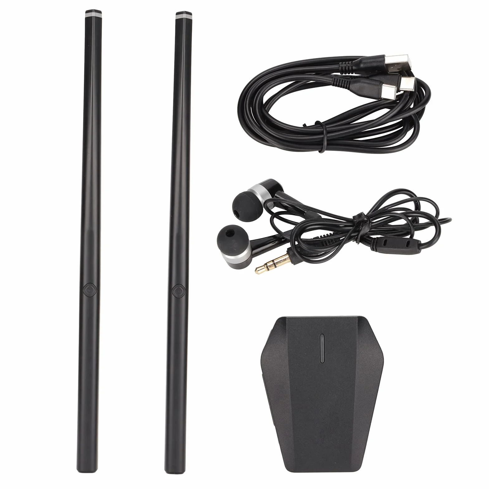 Air Electronic Drum Kit Type C MIDI Bluetooth Wireless Automatic Positioning Somatosensory Drum Stick 5 Bębnów 3 Chusteczki