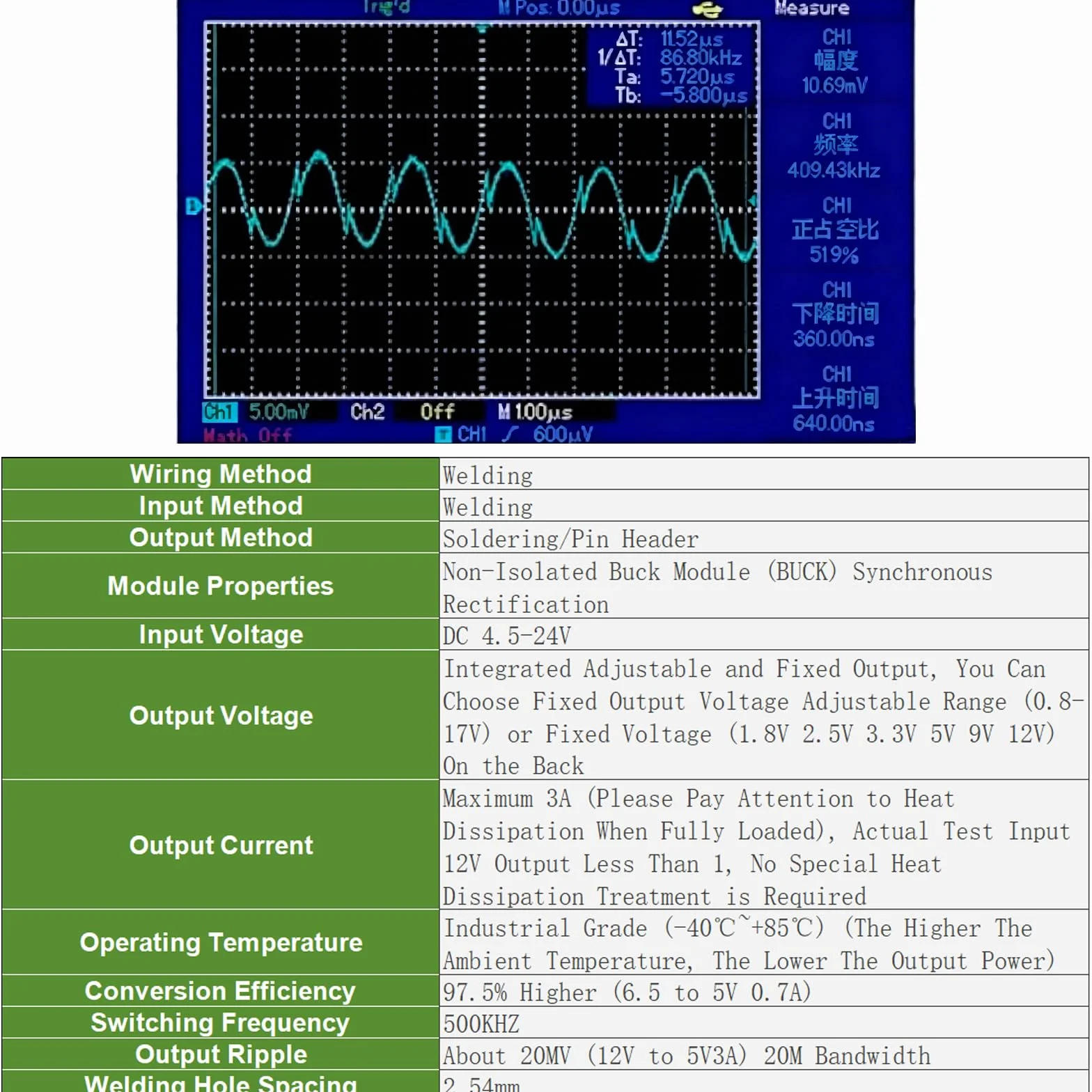 10 sztuk DC-DC Step Down Buck Converter 4,5-20 V do 0,8-17 V 5 V 3 A, mini Step-Down moduł zasilania, moduł regulatora 5 V, mini przetwornica napięcia w dół