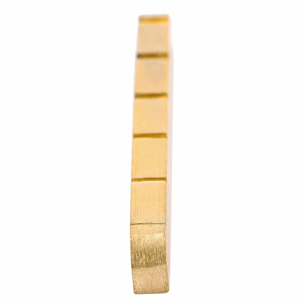Musiclily Basic Siodełko Gitarowe Mosiężna Nut do 6-strunowej Gitary Elektrycznej Stratocaster Telecaster 42x3,5x6mm