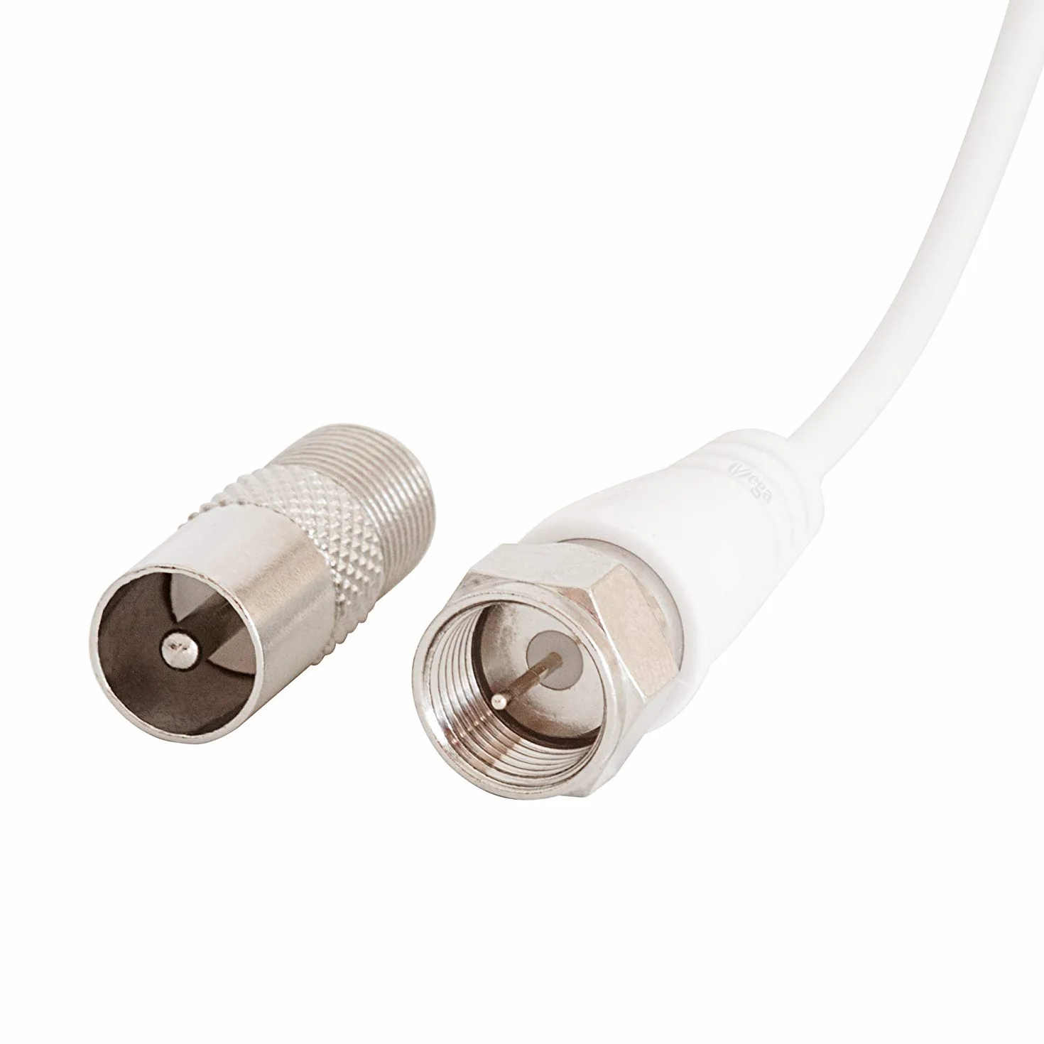 VSG® DVB-T2 HD antena i aktywny wzmacniacz 30DBi / 30DBi Power-Plus / AVK20-Smart / aluminiowa antena prętowa / DVB-T2 i DVBT2-HD / podstawa magnetyczna i kabel 3 m / do wszystkich urządzeń DVB-T2 / biały