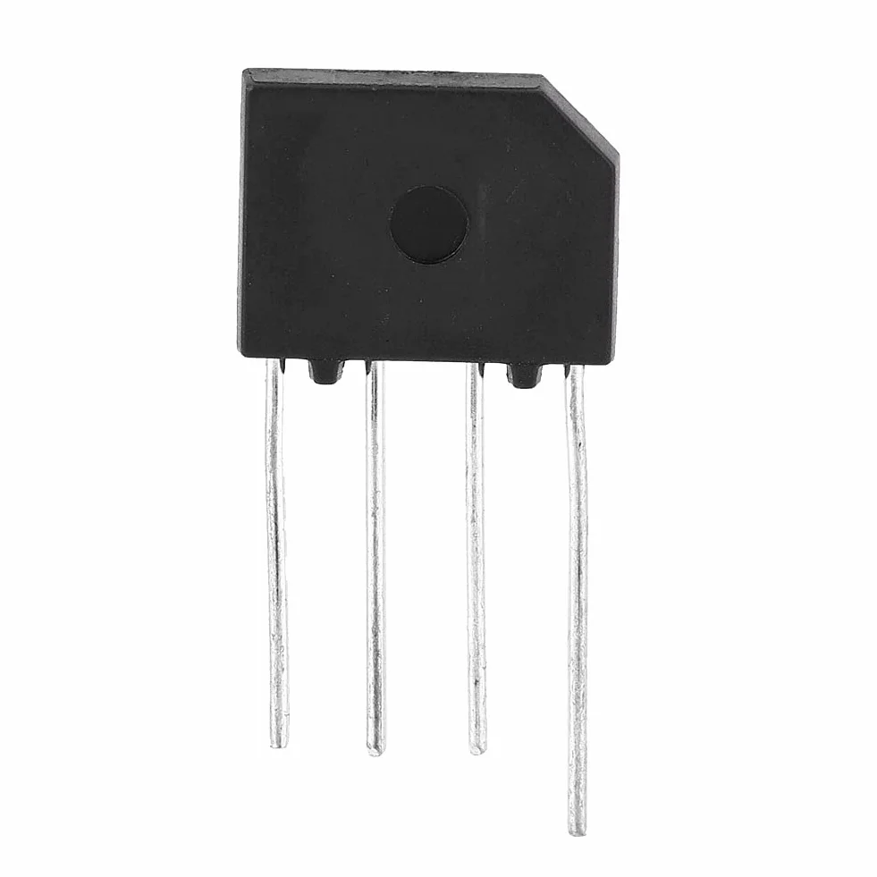 Kbp210 Mostek Płaski Prostowniczy 1000V 2A, Dioda Ołowiana Mostek Diodowy do Obwodu Elektronicznego (10 Sztuk)