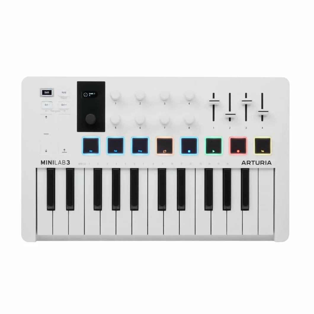 Arturia Minilab 3 Kontroler Midi Biały