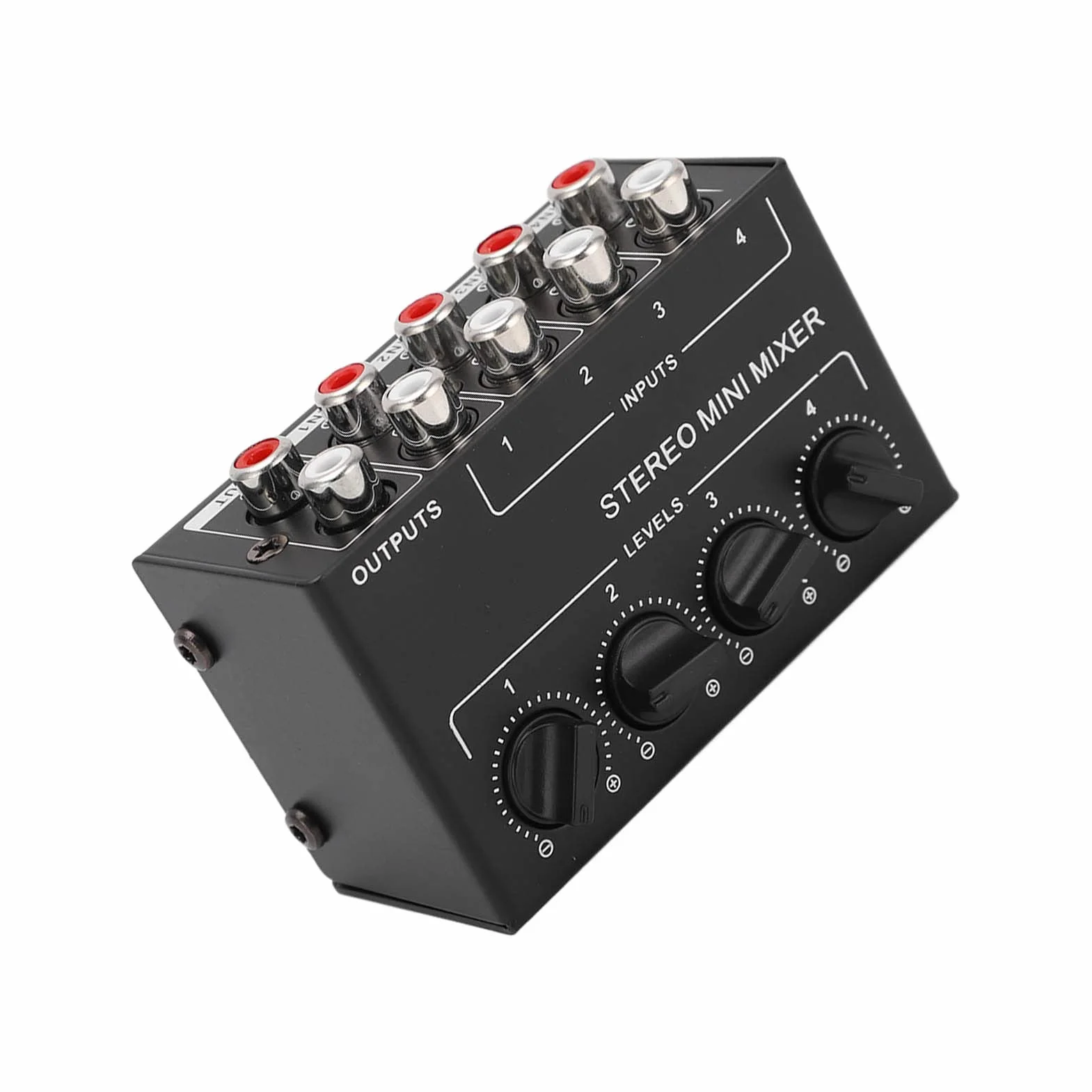 Mikser audio stereo 4 kanały pasywny do komputera telefon tablet DJ