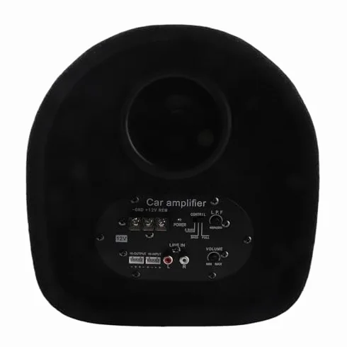 Qiilu 12V Auto-Subwoofer Auto-Bass-Lautsprecher Großer Verbrauch für Audio-Modifikation-Sound-Verstärker I9e132