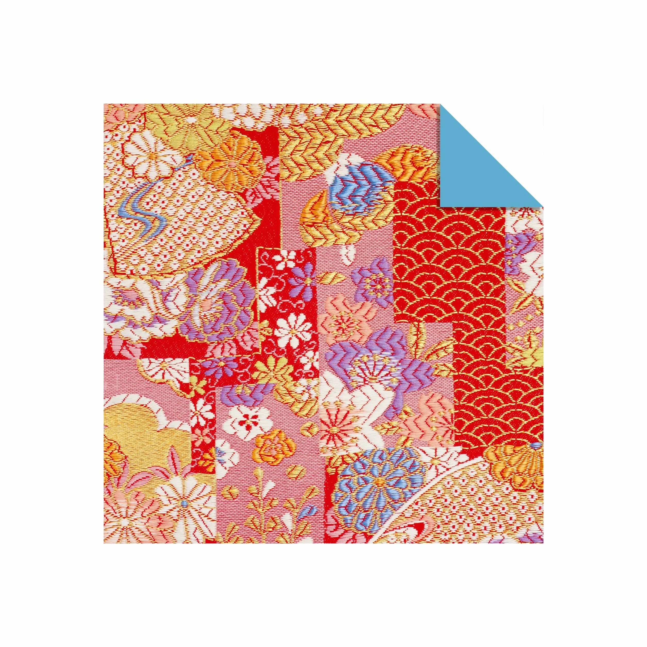 Origami Paper 500 sheets Kimono Flowers 6" (15 cm)