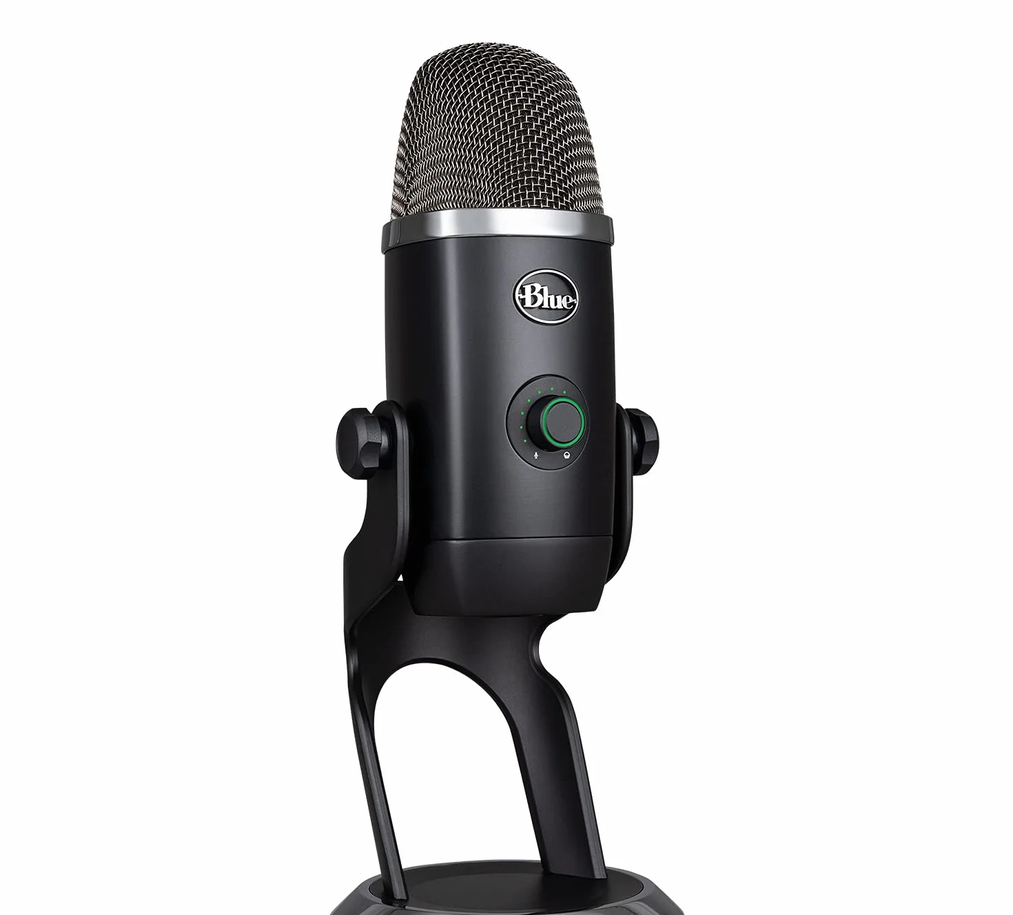 Blue Yeti X Professional Mikrofon Kondensacyjny USB do PC, Mac, Gamingu, Nagrywania, Streamingu, Podcastów na PC, Mikrofon z Funkcją High-Res Metering, Oświetleniem LED, Efekty Blue VO!CE - Czarny