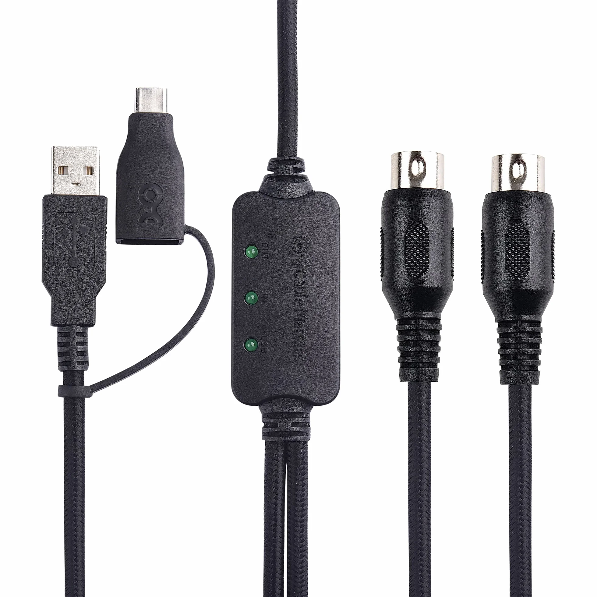 Cable Matters 202061-BLK-6 MIDI Cable,6 Feet