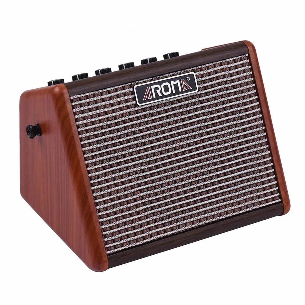 AG-15A 15W przenośny wzmacniacz gitarowy akustyczny wzmacniacz BT głośnik wbudowany akumulator z interfejsem mikrofonu, wzmacniacz gitarowy