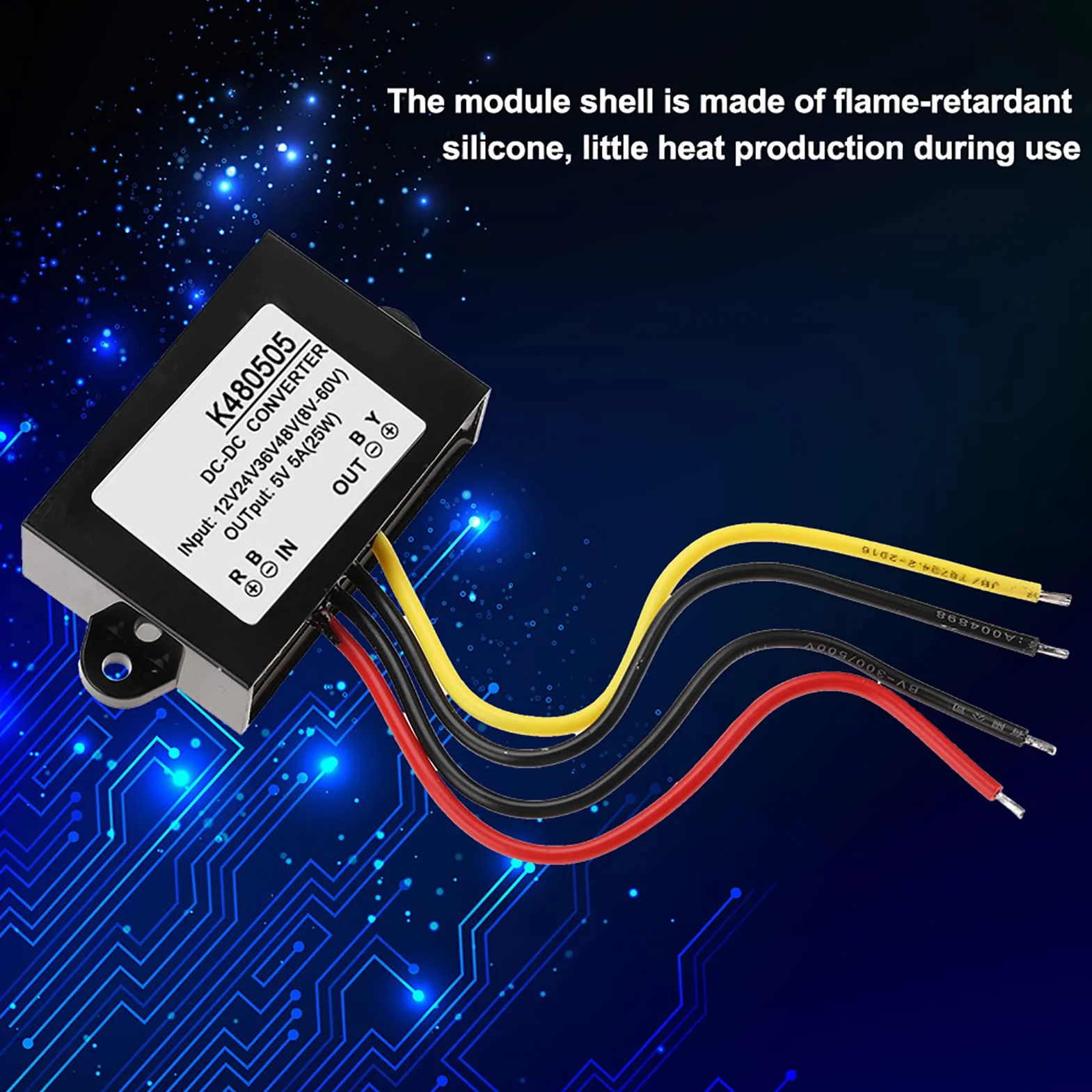 Zasilacz obniżający napięcie DC-DC 12V/24V/36V/48V do 5V 5A