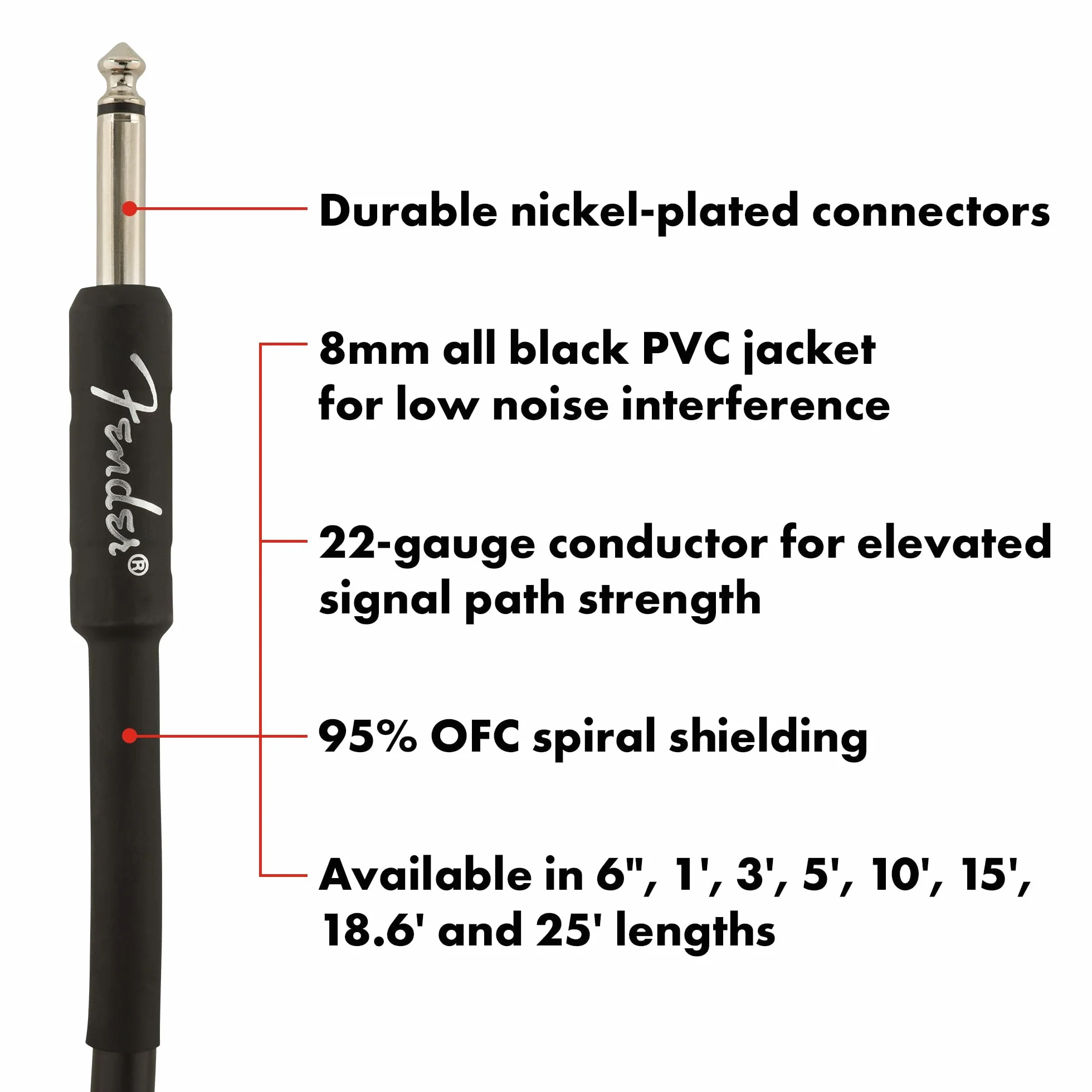 PRO 10 INST CABLE BLK