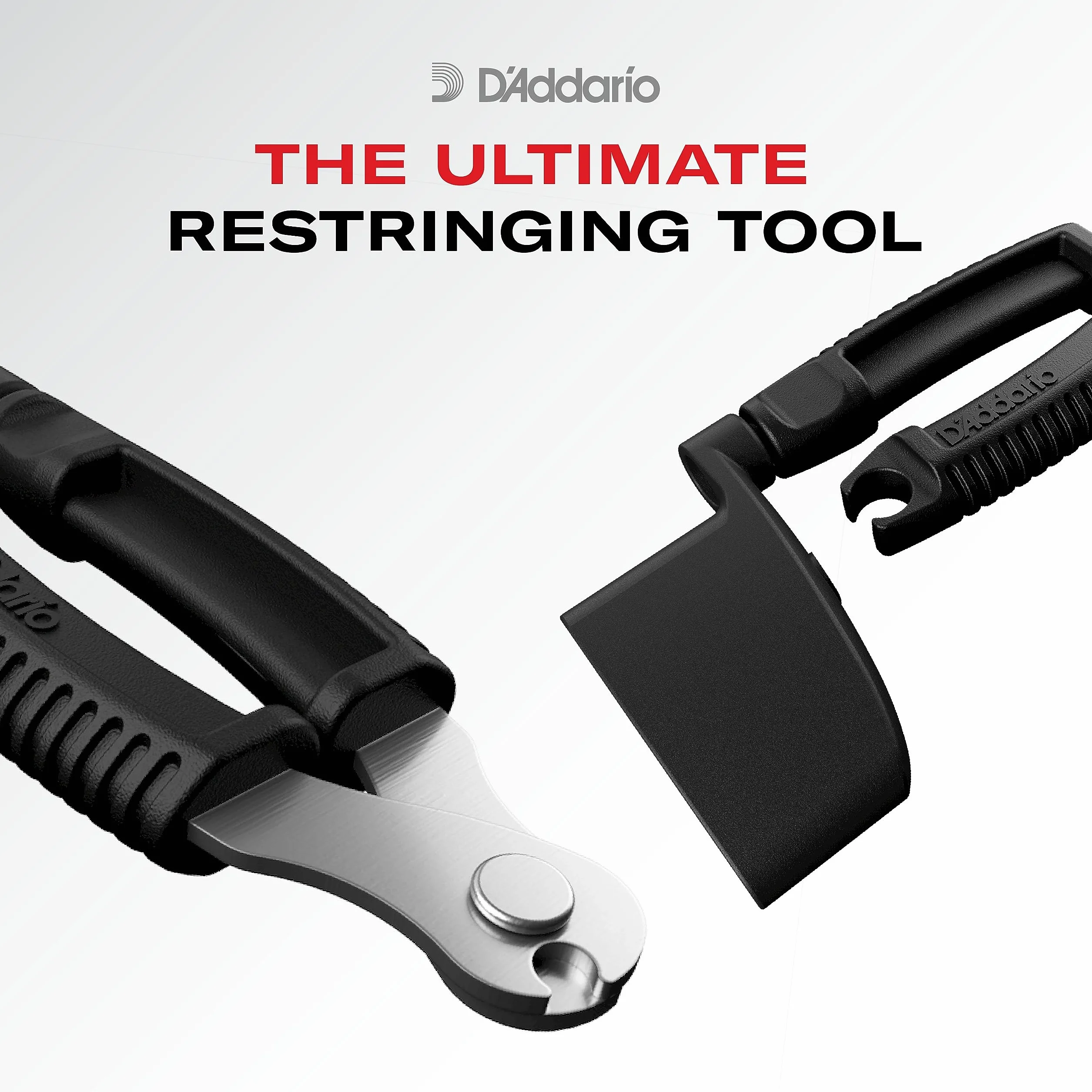 D'Addario Accessories Bass Pro-Winder – nawijarka strun do gitary basowej, obcinacz strun basowych, ściągacz do mostków do gitary basowej – najlepsze ergonomiczne narzędzie basowe wszystko w jednym