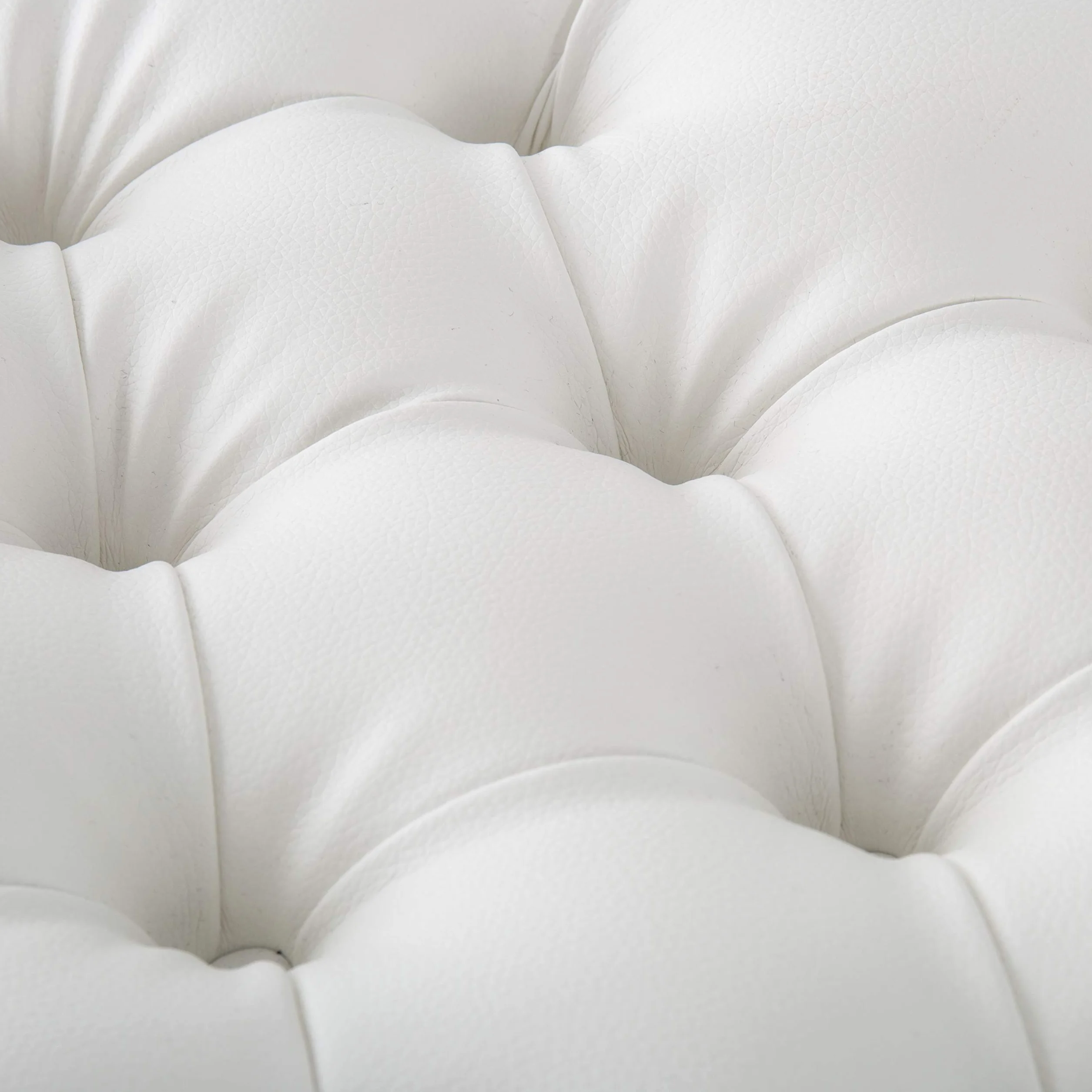 Fame PB-30C Cushioned Piano Bench White Satin Ława do pianina
