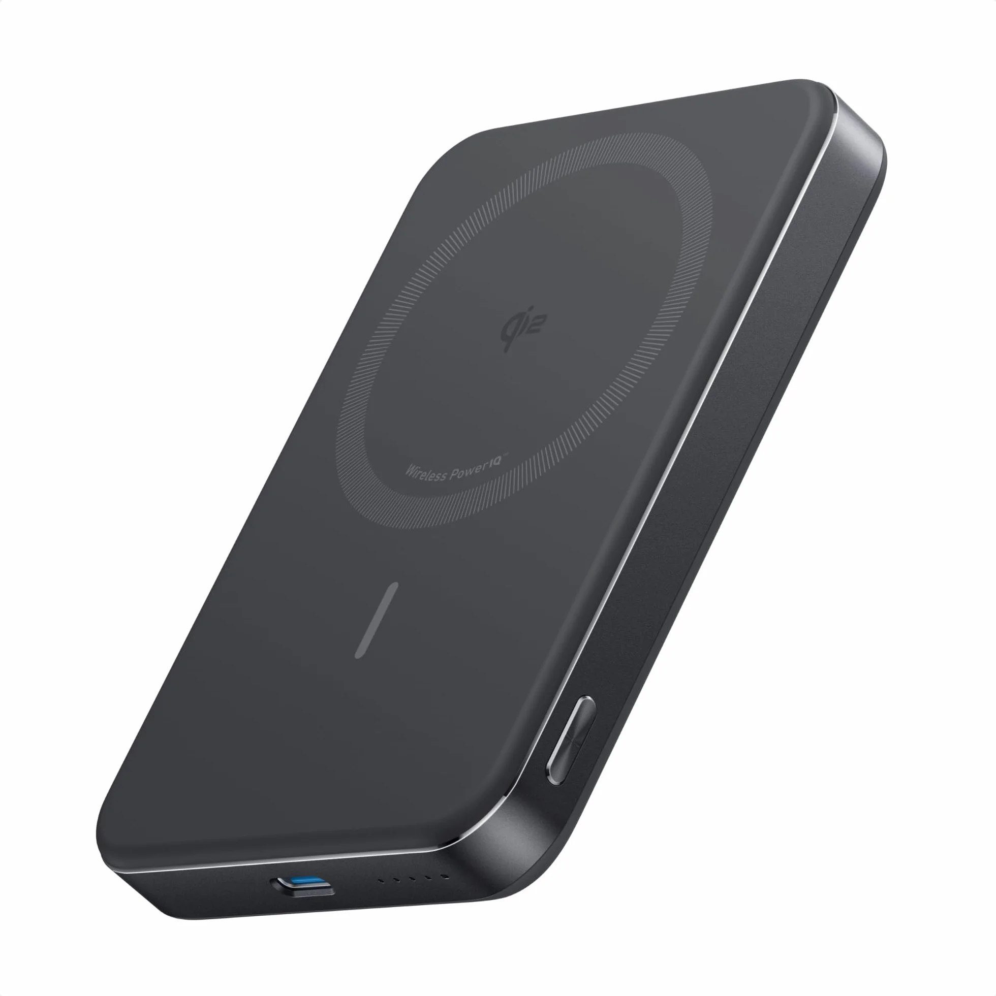 Powerbank MagGo Anker, super cienki, 10000 mAh magnetyczna bateria, ultra szybka kompatybilna z MagSafe ładowarka 15W z certyfikatem Qi2, ergonomiczny styl, tylko dla iPhone 16/15/14/13/12