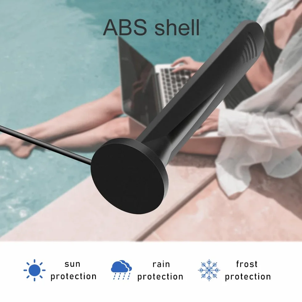 2 x antena 5G - wielokierunkowa 4G LTE i WIFI - 15DBI - złącza SMA i TS9 - podstawa magnetyczna - MIMO - kabel 3M - wewnątrz/na zewnątrz - router 3G/4G/5G/GSM/GPRS i bramka IoT - inteligentny dom