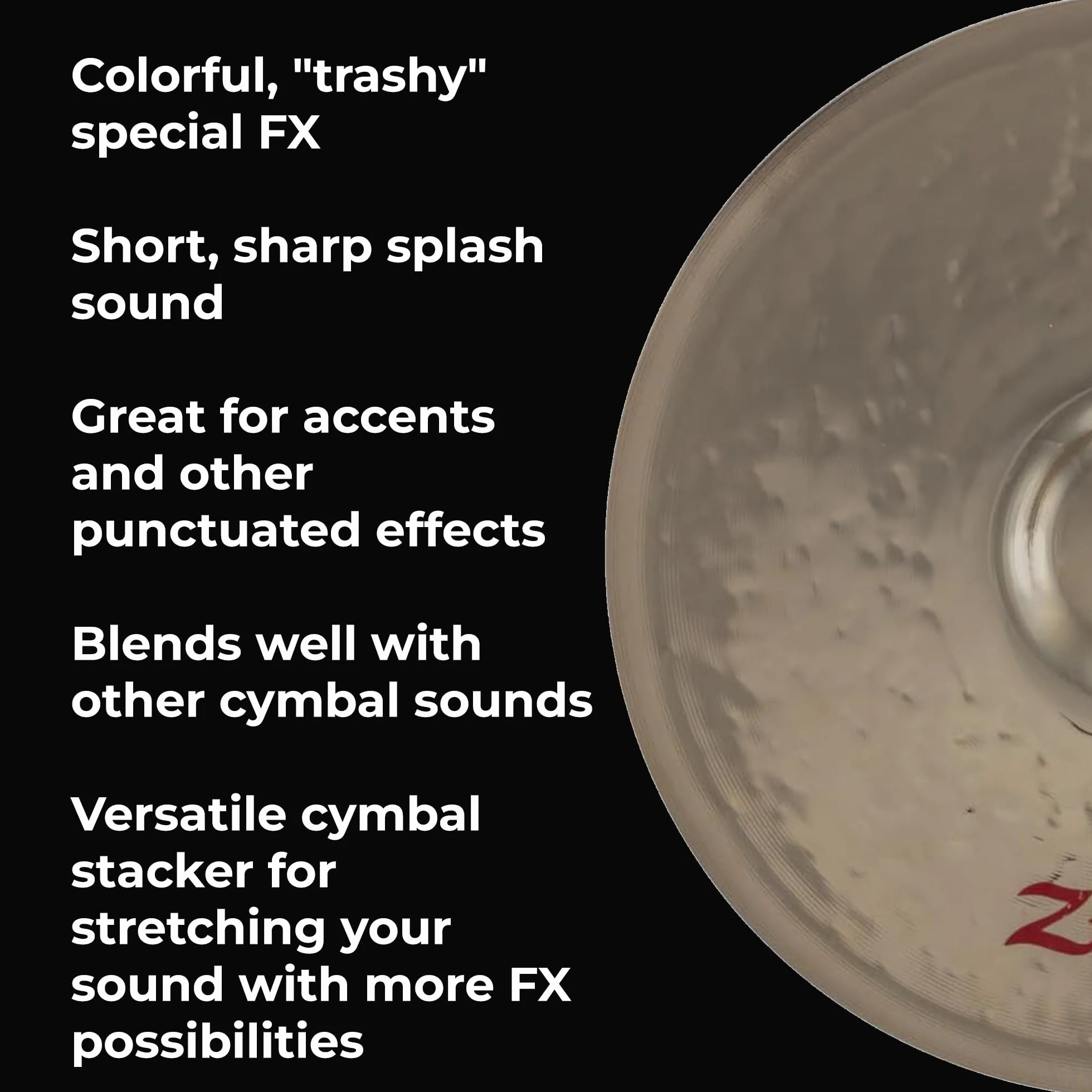 Zildjian Seria FX - 11 cali (27cm) - Talerz - Oriental Trash Splash