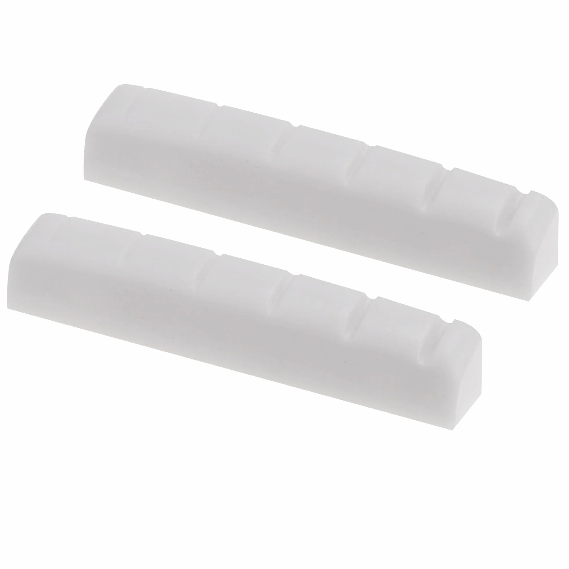 Musiclily Pro Plastik żywicy Mocznikowej 44mm Siodełko Gitarowe typu LP do Gitary Elektrycznej Les Paul, Biały(2 szt.)