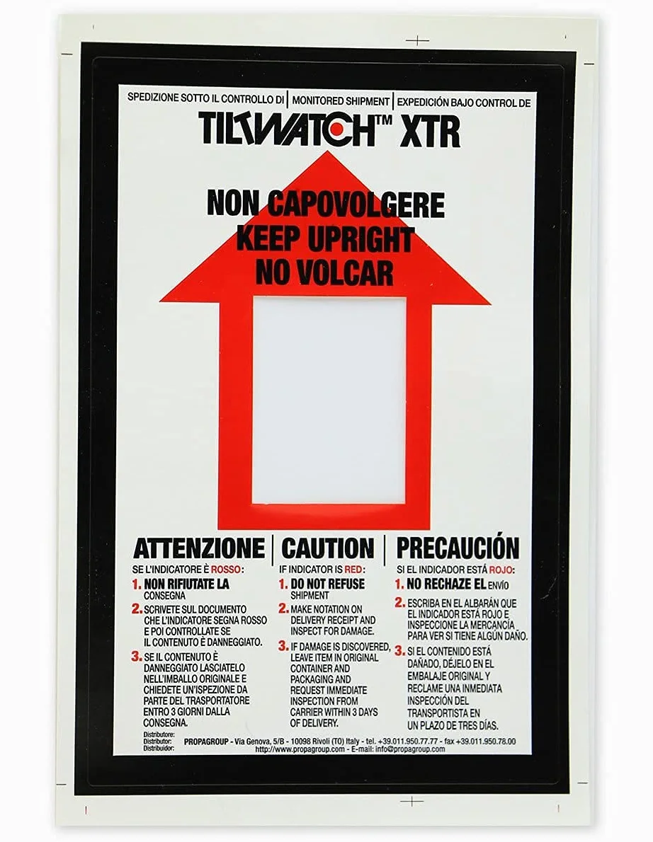 Wskaźniki najazdu Tiltwatch XTR - Opakowanie 20 sztuk