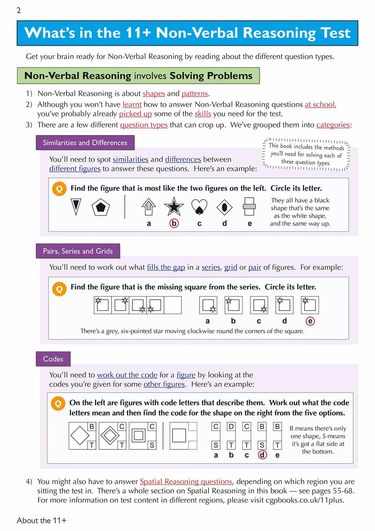11+ GL Non-Verbal Reasoning Study Book (with Parents’ Guide & Online Edition)