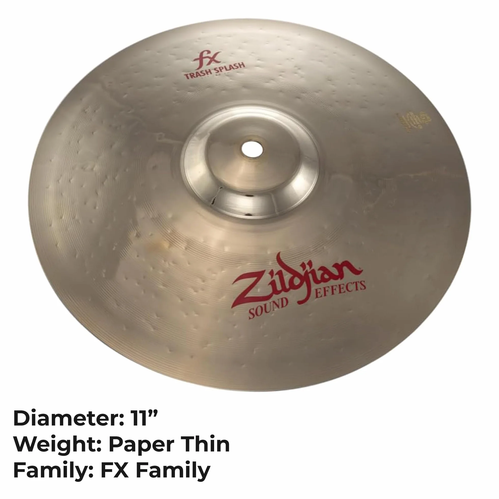 Zildjian Seria FX - 11 cali (27cm) - Talerz - Oriental Trash Splash