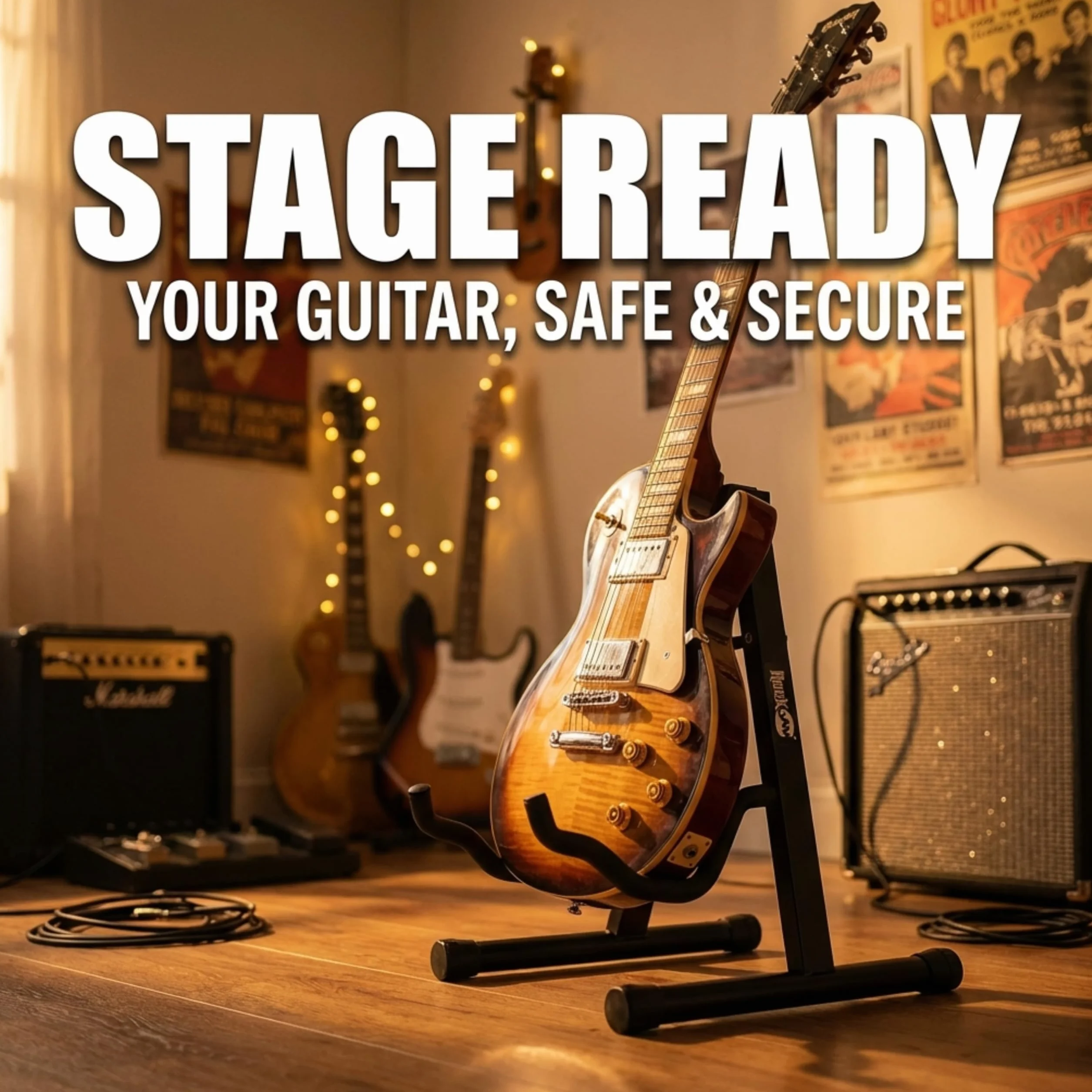 RockJam statyw gitarowy w kształcie A-Rama