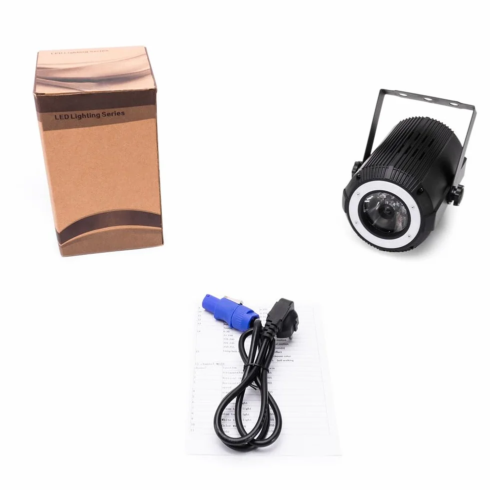 40 W RGBW 4 w 1 LED Pinspot + 24 SMD RGB Światła sceniczne LED DMX DJ 7/11CH światło imprezowe do baru, na imprezę, wesele, klubu nocnego, teatru, Halloween