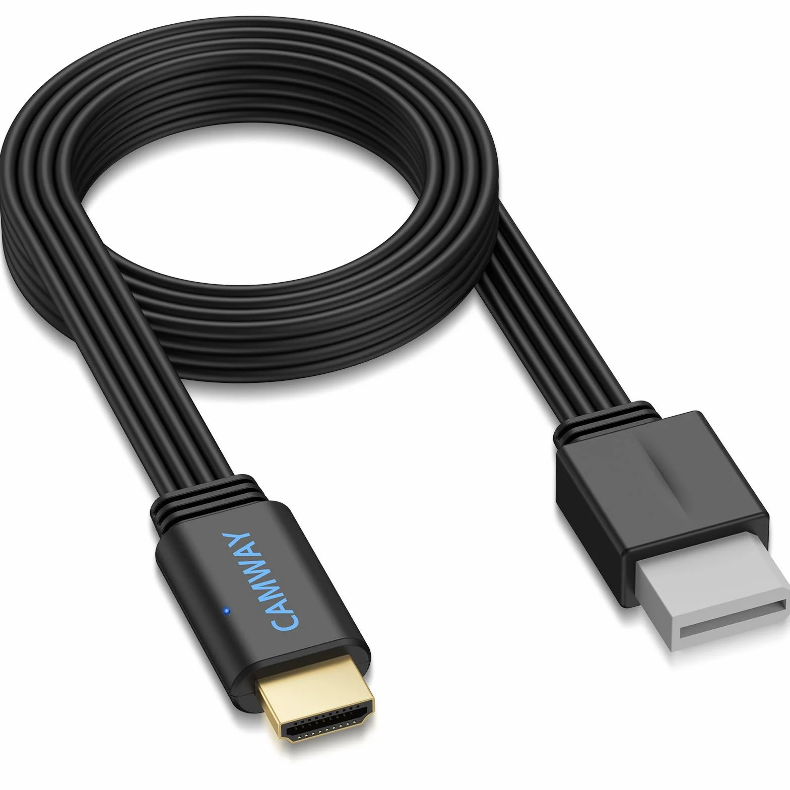 CAMWAY Konwerter Wii na HDMI 1080P/720P z kablem 150 cm, obsługuje NTSC 480i/480p, Pal 576i, Wii na HDMI do telewizora HDTV i monitora, Plug i Paly, kolor czarny