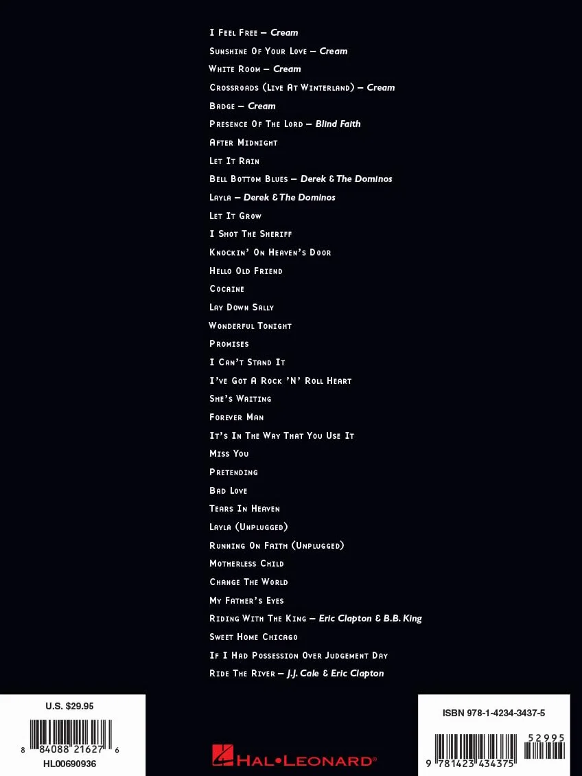Eric clapton - complete clapton - guitar recorded version
