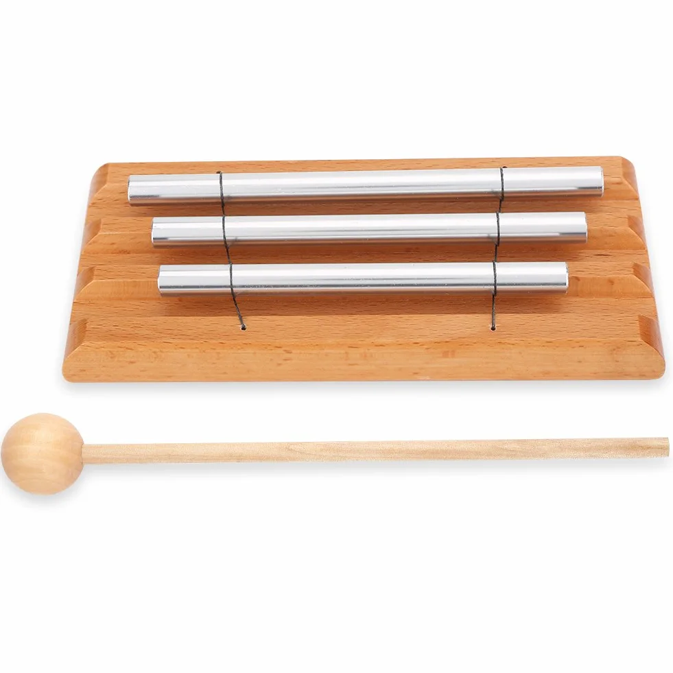 3 Tone Drums Chime, Musical Chime Mallet Percussion dla początkujących dzieci