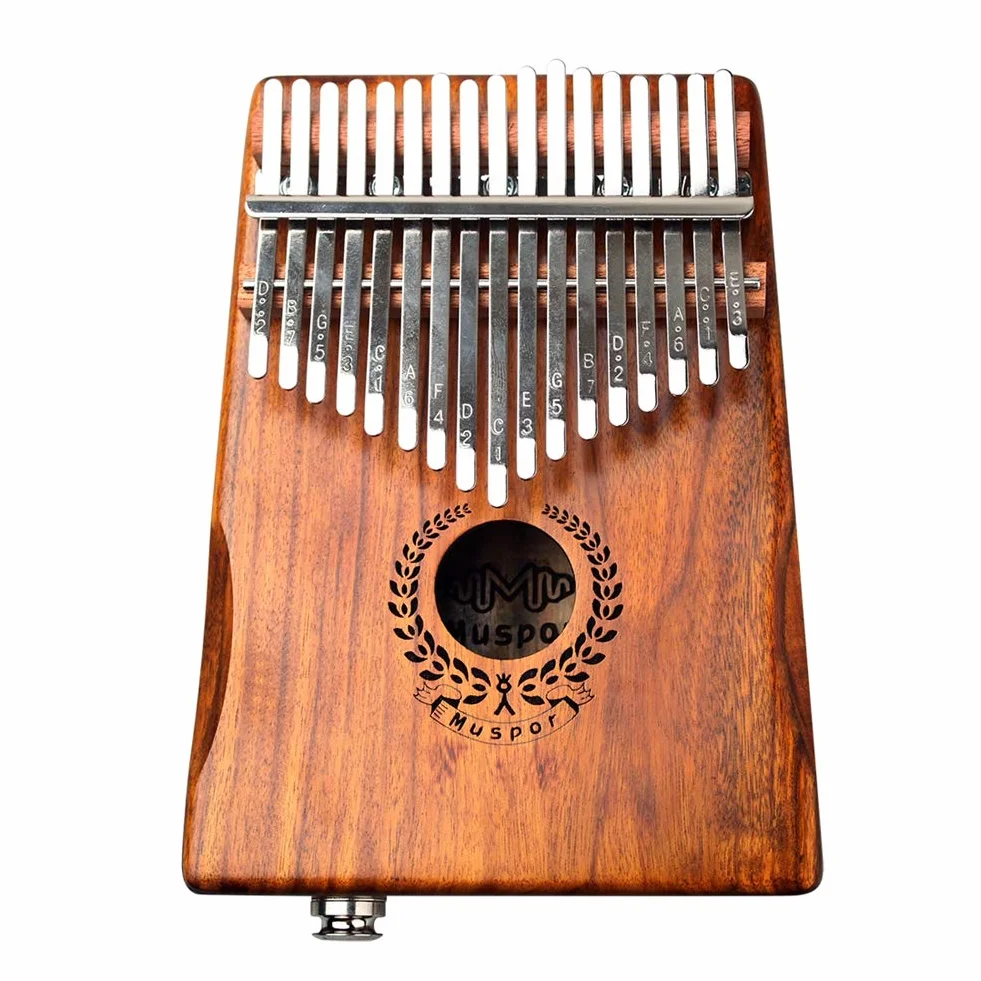Alnicov Kalimba, 17-klawiszowa akacja EQ, elektryczny palec kciuk, fortepian, wbudowany przetwornik z interfejsem audio 6,35 mm dla początkujących, profesjonalne instrumenty muzyczne, PART580