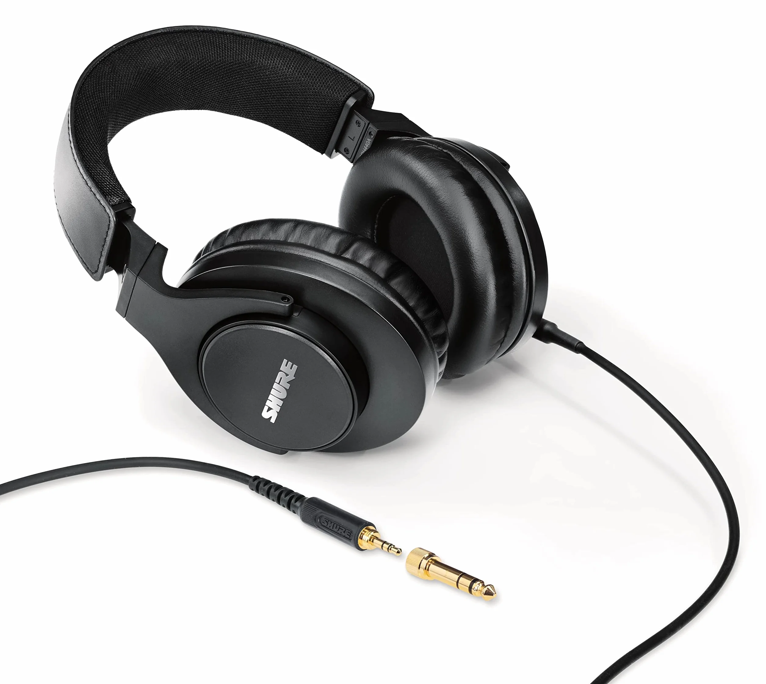 Shure SRH440A Słuchawki przewodowe do monitorowania i nagrywania, profesjonalna ocena studyjna, ulepszona reakcja częstotliwości - wersja 2022