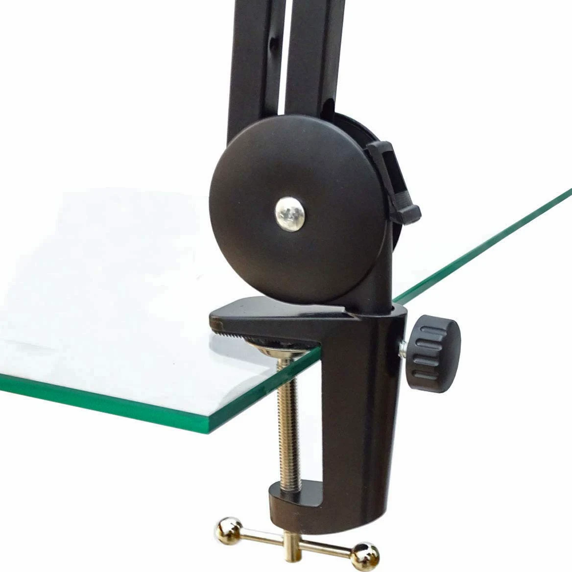 keepdrum MS138 statyw mikrofonowy ramię przegubowe + PCMH1 Shockmount mikrofon