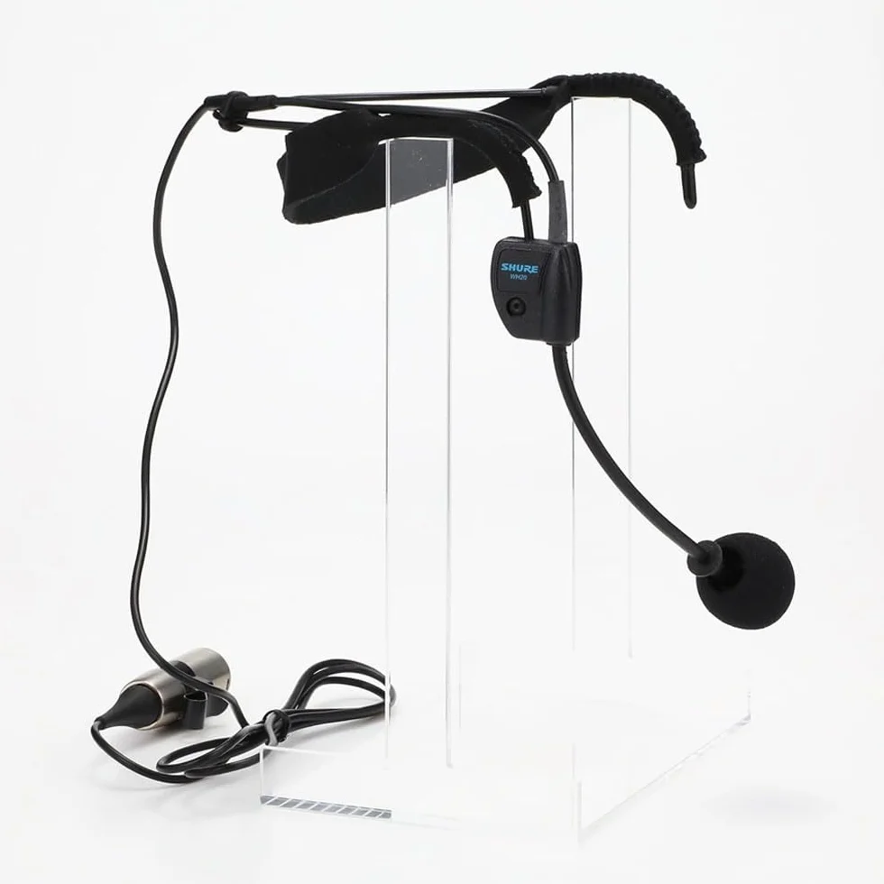 Shure WH20 Dynamiczny mikrofon słuchawkowy, przewodowy - wytrzymały, lekki, bezpieczny i dopasowany dla aktywnych użytkowników mikrofonów, instruktorów, muzyków, złącze XLR (WH20XLR)