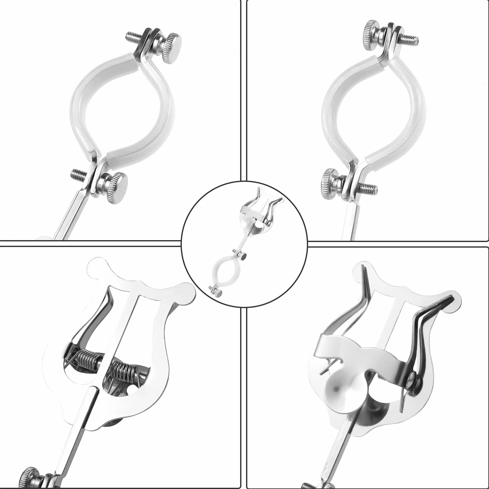 Clarinet Sheet Music Clip, Lyre Stand Klip Muzyczny z Liry Klarnetowej Klip do Nuty Uchwyt na Klarnet Klip do Ksiazki Muzycznej dla Poczatkujacych, Zespól Marszowy
