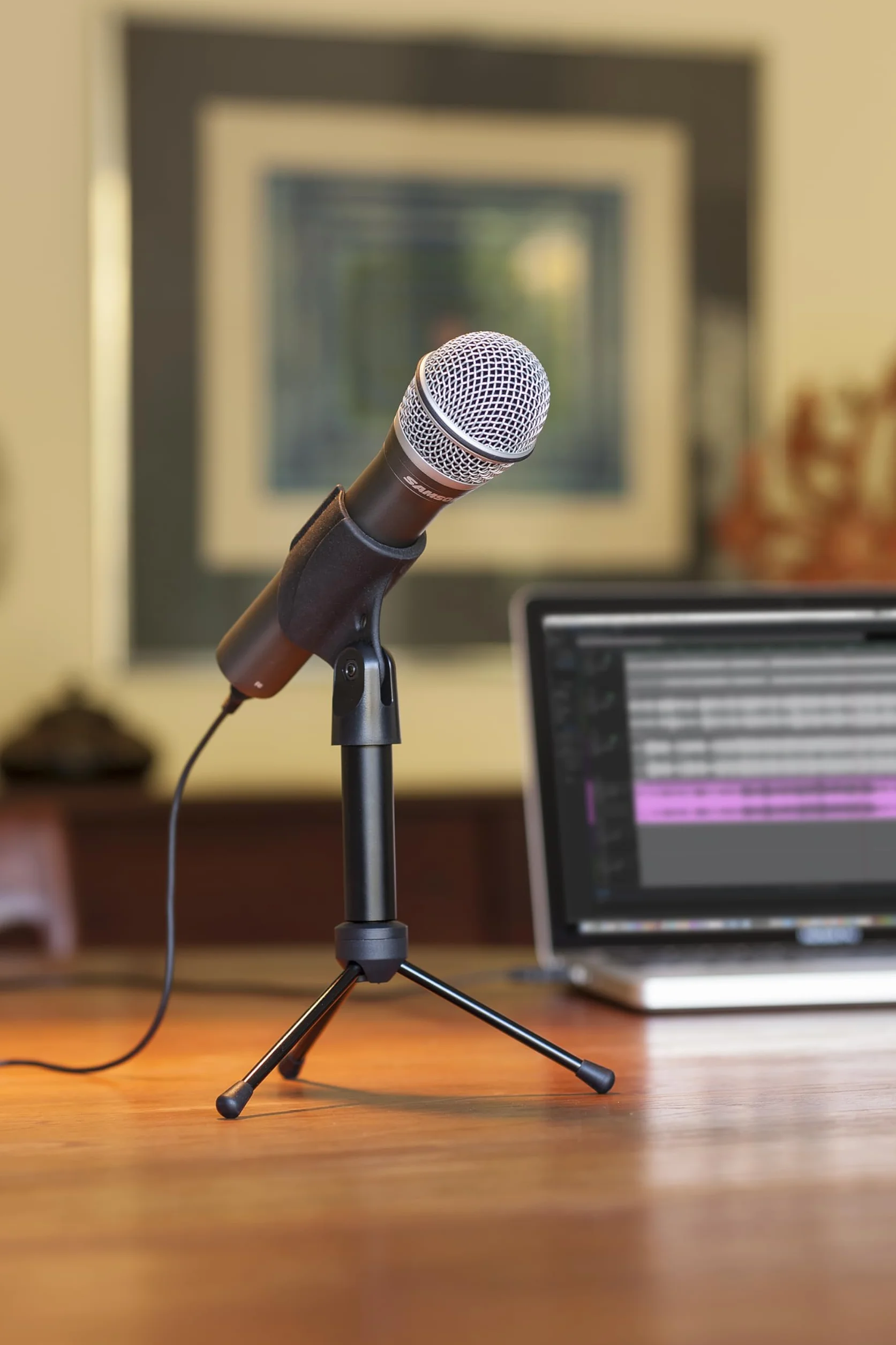 Samson Q2U USB/XLR Dynamiczny mikrofon podcastowy pakiet nagrywania szary