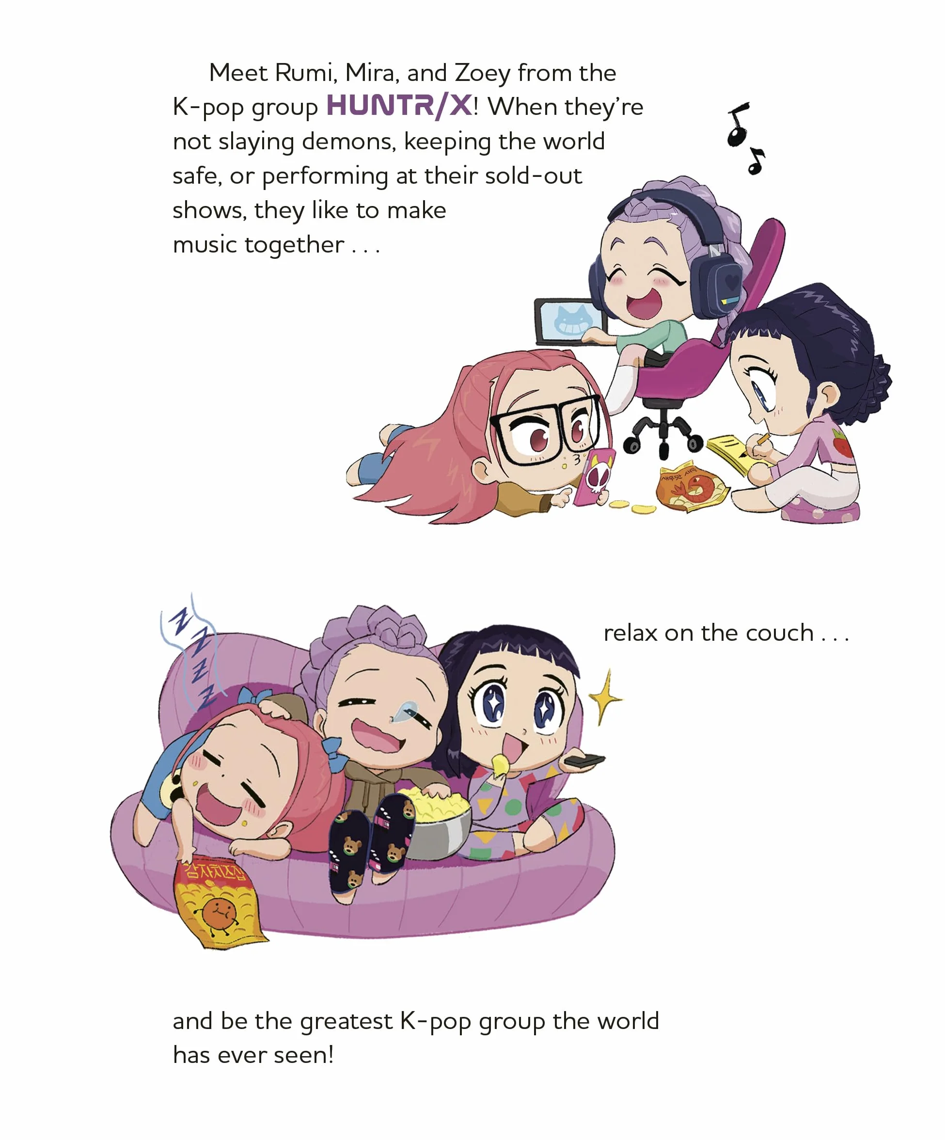 For the Fans! (KPop Demon Hunters): Official Storybook
