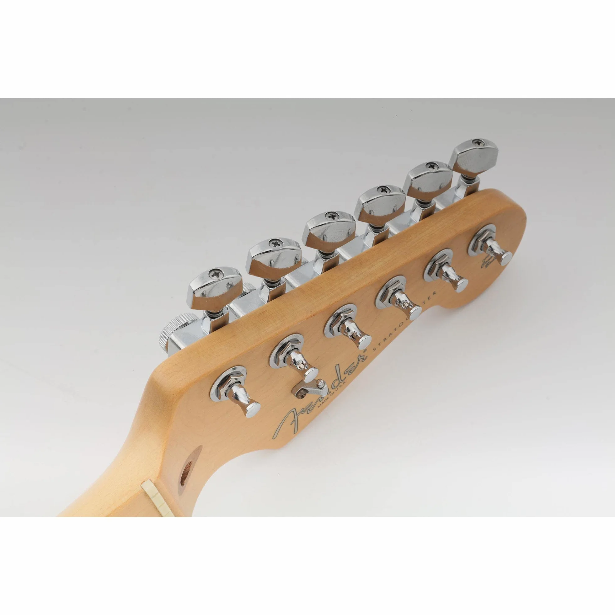 Musiclily Pro 6 w Linii Metal 2-pinowe Klucze Gitaryowe Blokowane do Gitary Elektrycznej Fender Strat/Tele, Chrom