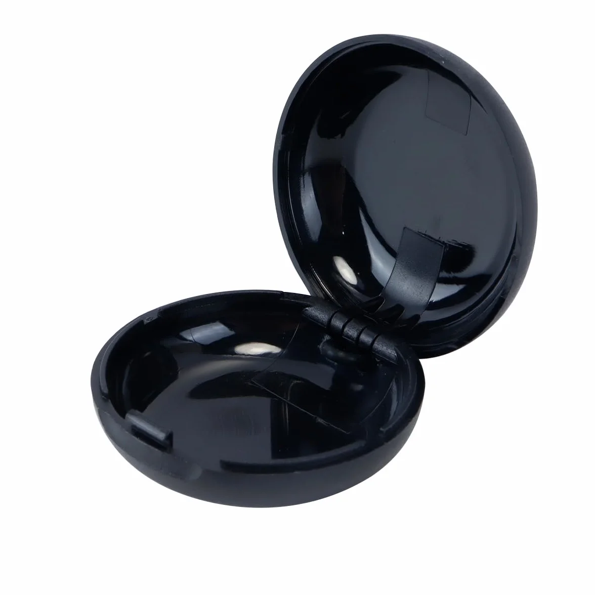 Opakowanie 3 etui na zatyczki do uszu, miniaturowe pudełko na zatyczki do uszu, średnica 3,8 cm, kompaktowe i lekkie, na różne okazje