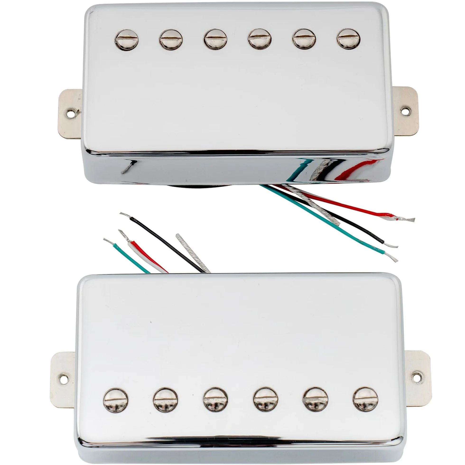Artec VH59 Vintage Alnico 5 Humbucker Pickup Set do Gitary Elektrycznej Les Paul, Chrom