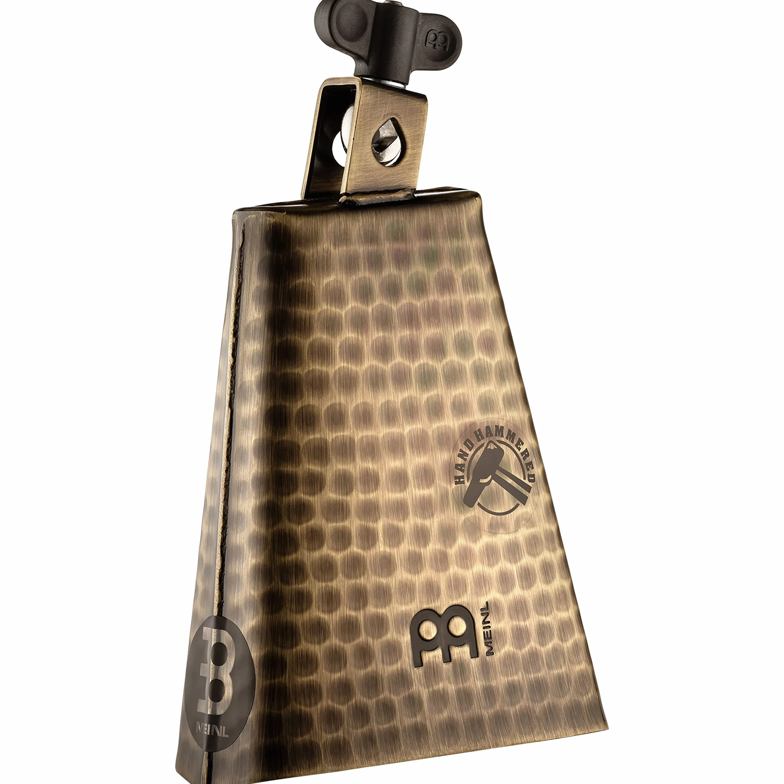 Meinl Percussion STB625HH-G Cowbell, ręcznie młotkowany, długość 15,88 cm, złoty