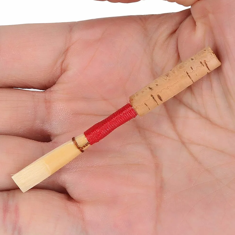 VBESTLIFE Stroiki do oboju, 5 sztuk, Średnia siła, Bambus, Transparentny, Oboe Reeds, C-dur, Classic