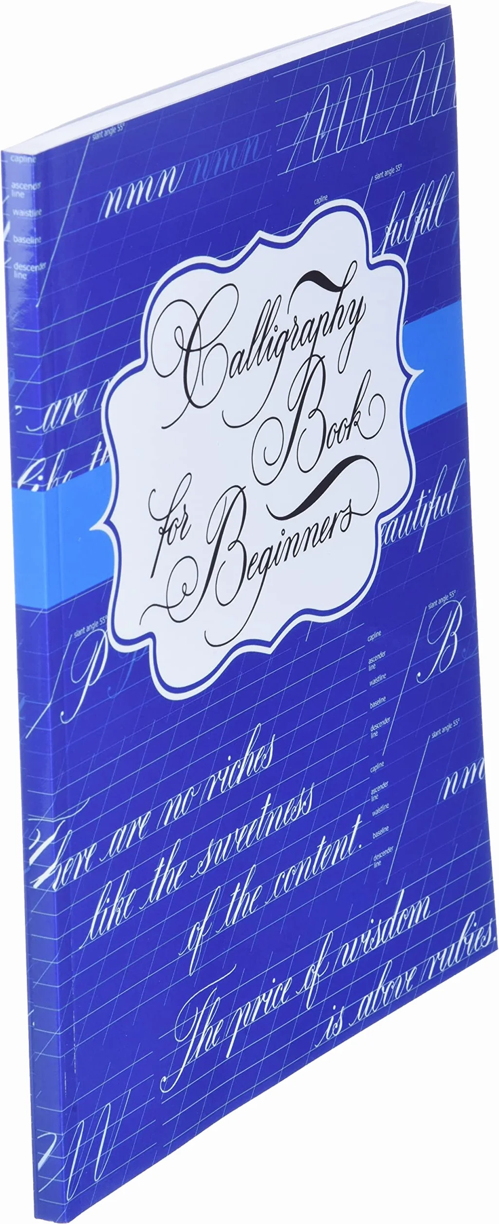 Calligraphy Book for Beginners: Calligraphy Lettering Workbook Teaching Cursive Handwriting Art