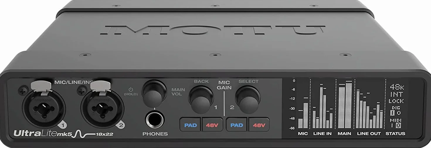 MOTU UltraLite MK5 interfejs audio USB, 18 wejść, 22 wyjścia