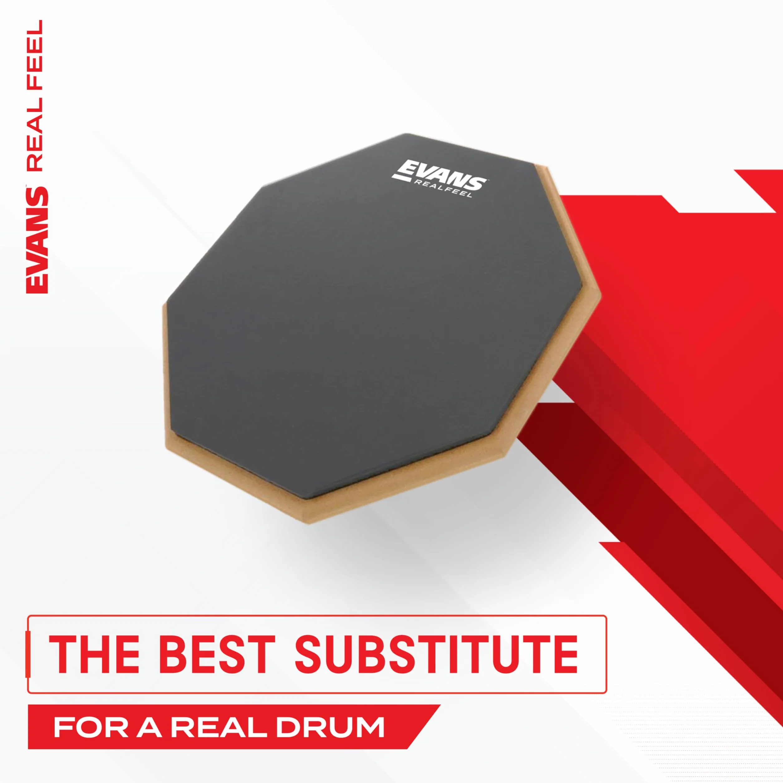 Evans BassDrum Practice Pad RFBASS, f. Single & Double Pedal - Akcesorium do perkusji